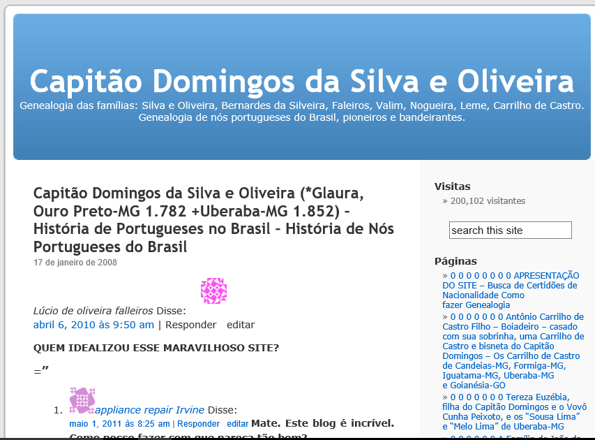 capitao domingos 200 mil